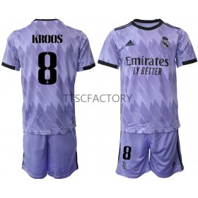Maillot de Foot Real Madrid Toni Kroos 8 Extérieur 2022-23 - Enfant